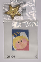 Angel Treat Bag with stitch guide