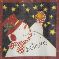 Snowman Wishes Pillow