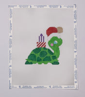 Myrtle the Christmas Turtle with stitch guide