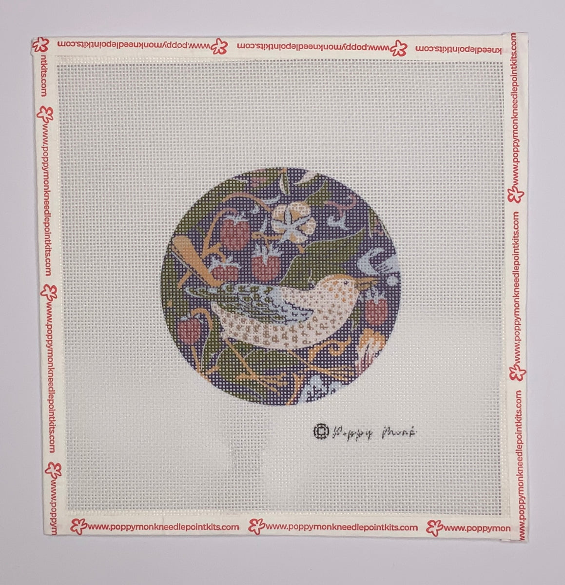 Strawberry Thief (print) | Needlepoint Destashing