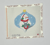 Snowman with Donkey Bauble