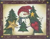 Peace Joy Love Snowman