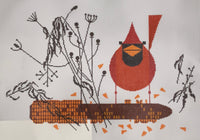Cardinal on the Corn