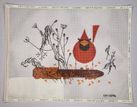 Cardinal on the Corn