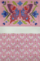 Annette - Pink Butterfly Clutch