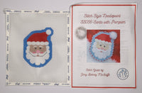 Santa with Pompom with stitch guide