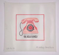 Oh Hello Lovely Retro Pink Telephone