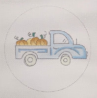Truck with Pumpkins