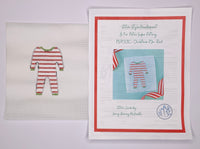 Christmas PJs - Red with stitch guide