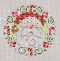 Santa with Candy Canes
