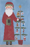 Santa with Toy Tree