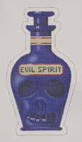 Evil Spirits Poison Bottle with stitch guide