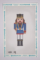 Blue King with Scepter Nutcracker