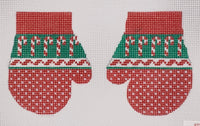 Candy Cane Mittens