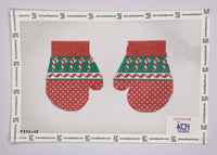 Candy Cane Mittens