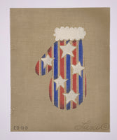 Stars Mitten - Red/Blue