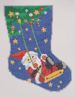 Swing Santa Mini Sock