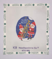 Musical Santas - Silent Night (print)