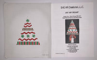 Candy Tree - Red & Green with stitch guide