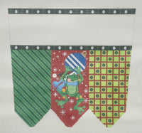 Stocking Cuff: Frog with Ornament