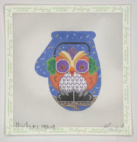 Christmas Mitt - Owl w/ Muffs