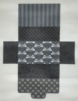 Black & Grey Bees & Hearts Brick Bag (Purse)