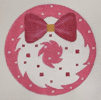 Pretty in Pink - Wreath with stitch guide