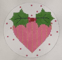 Pretty in Pink - Heart with stitch guide