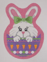 Peeking Bunny with stitch guide