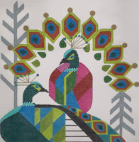 Abstract Peacocks