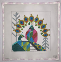 Abstract Peacocks