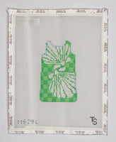 Shell Stencil/Lime Mini Shift