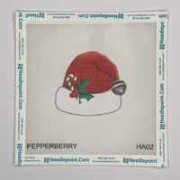 Classic Santa Hat with Bell (print)