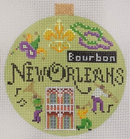 New Orleans Travel Round with stitch guide