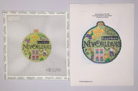 New Orleans Travel Round with stitch guide