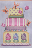 April Banner Cake