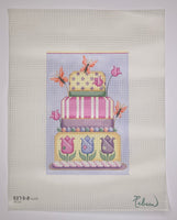 April Banner Cake