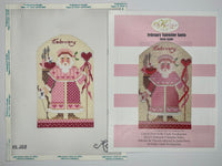 February Valentine Santa with stitch guide