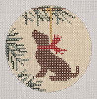 Chocolate Lab Ornament