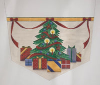 Tree and Presents Stocking Cuff