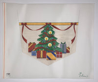 Tree and Presents Stocking Cuff