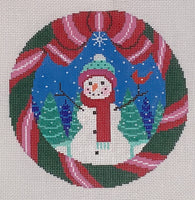 Wreath Snowman
