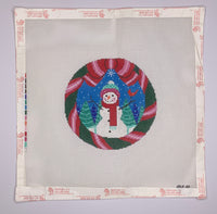 Wreath Snowman