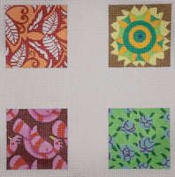 Patchwork Coasters Set of 4