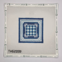 Monogram Square - Blue