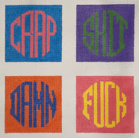 Colorblock Dirty Coasters