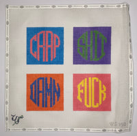 Colorblock Dirty Coasters