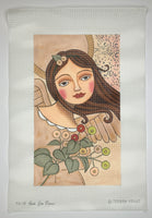 Angel with Flowers
