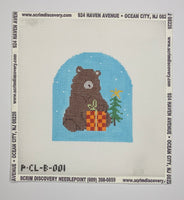 Bear with Checkered Package