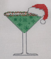 Grasshopper with Santa Hat